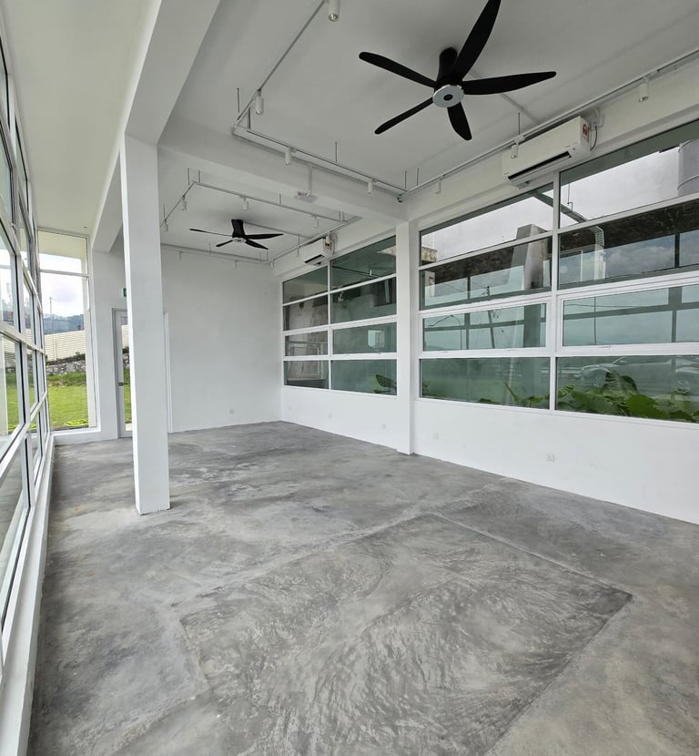 Air conditioned indoor space in Kuari21 event space, Cheras KL
