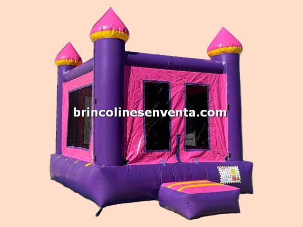 13x13 brincolin para fiestas rosita morado de venta