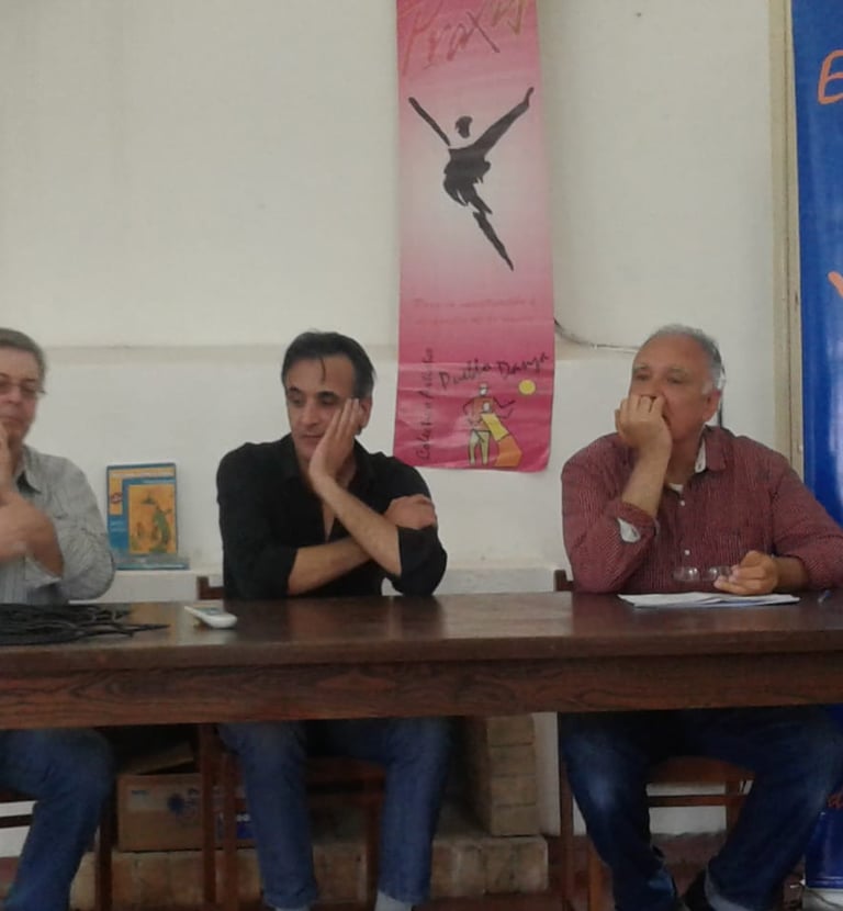 Marcelo Castelo en congreso del grupo Praxis, Montevideo, Uruguay
