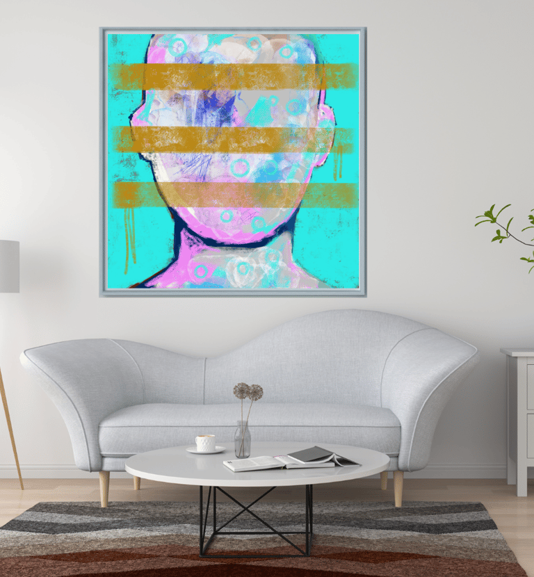 Digital, colorful artwork with a deep Message - Flash for empathy