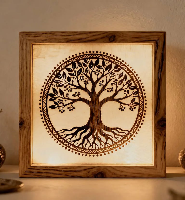 tree of life wood art