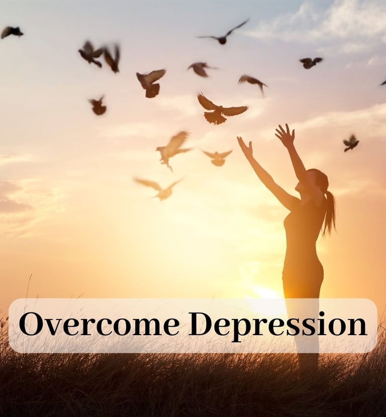 Overcoming depression without medication