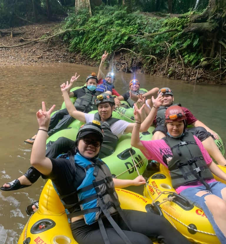 we enjoying ourselves with Jaguar Paw Cave and Jungle Expedition