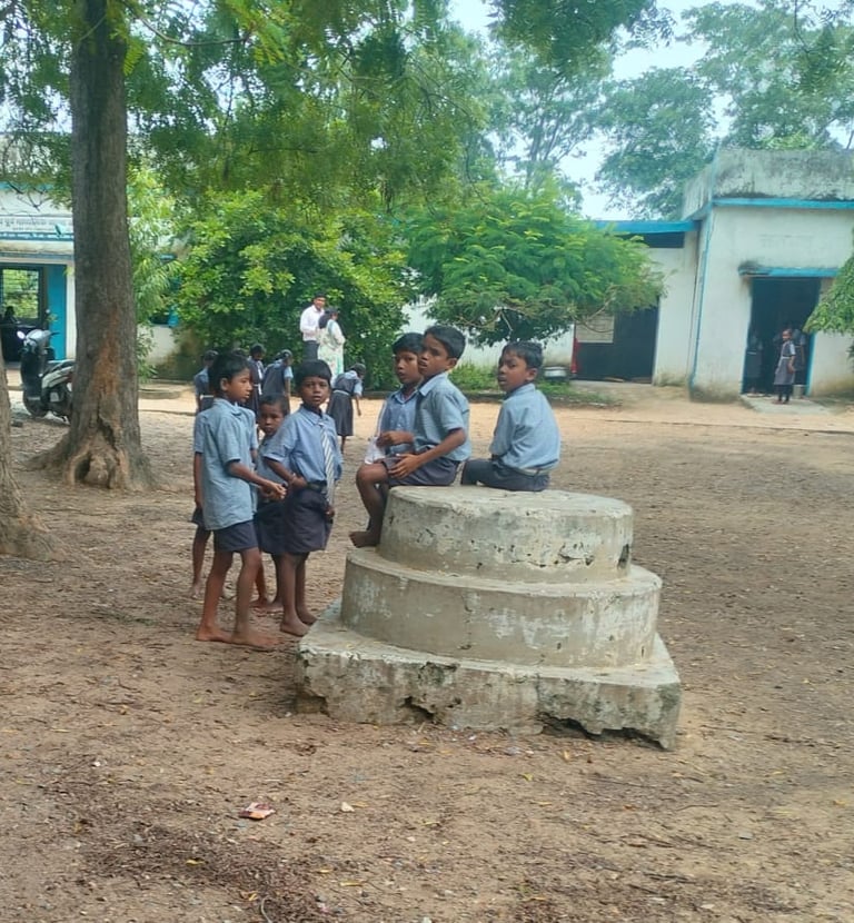 some students on the school ground Kanshidih