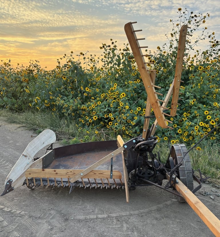 Restored McCormick Deering reaper