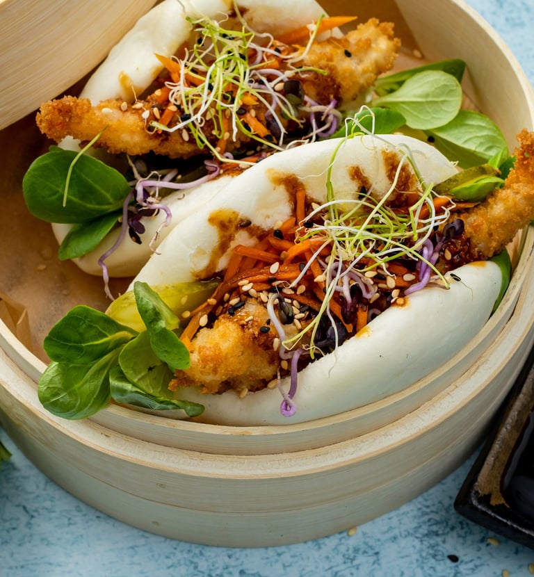 Bao bandelės – švelnios, garuose virtos azijietiškos bandelės su įdaru