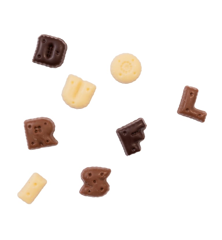 Chocolade letters