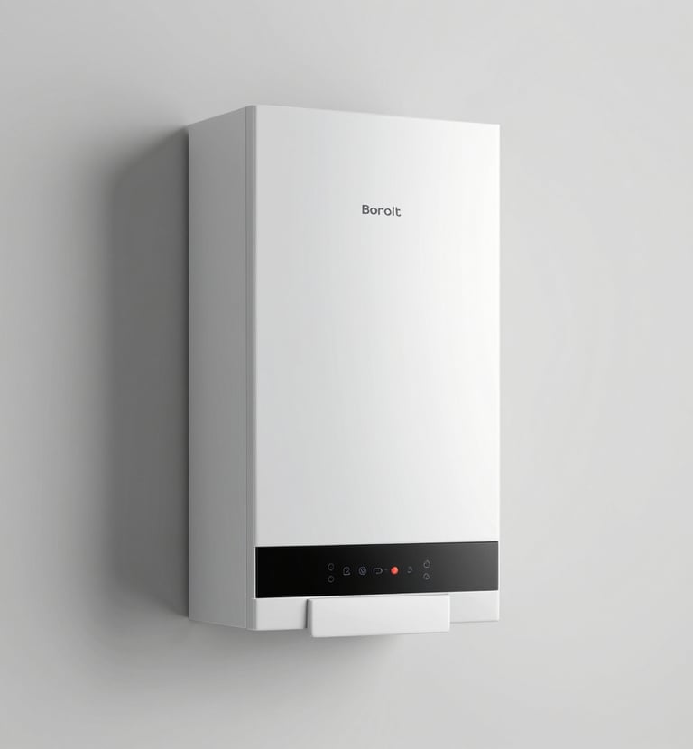 A freshly installed water piping system inside a residential wall, showing neat and precise work.