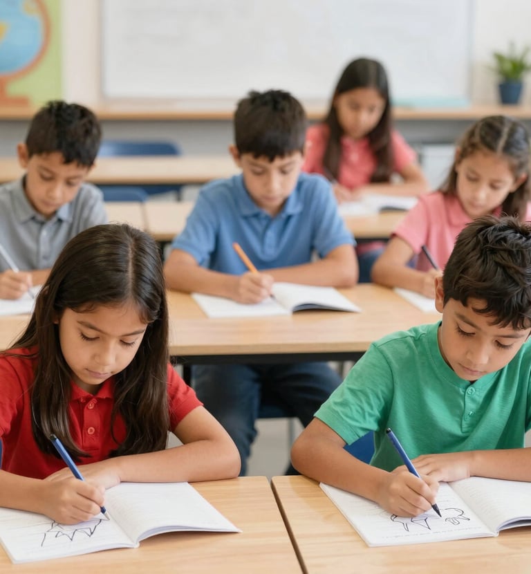 A cozy reading nook shaped like a spaceship, bathed in soft golden light.