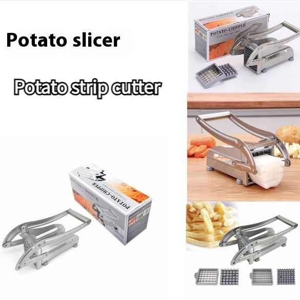 "Découpe-frites professionnelle Sylla-Ci - Rendement 5kg/min, acier inoxydable"