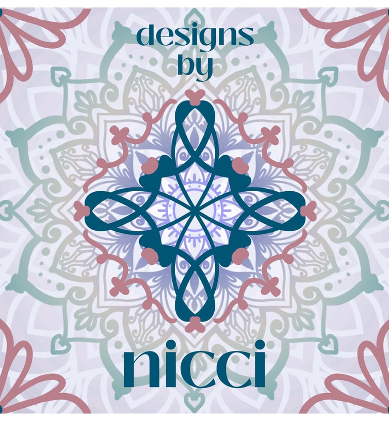 a mandala design for a business that is designed to look like a flower