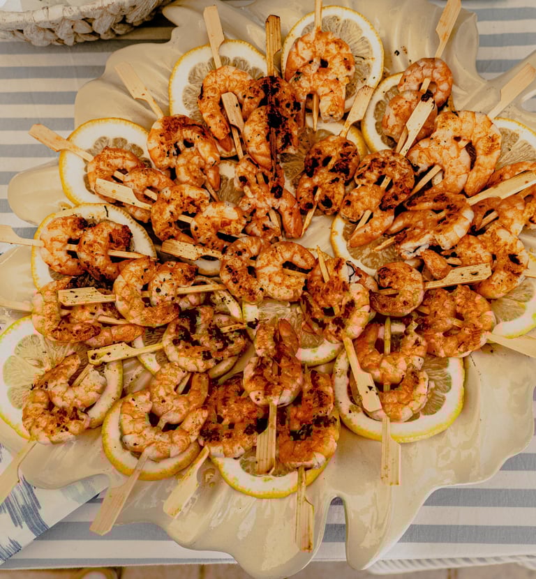 Catering con marisco en Málaga. Producto fresco, sabor mediterráneo y presentación impecable