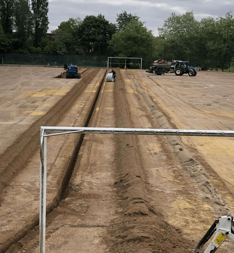 Travaux terrain CS Biergeois