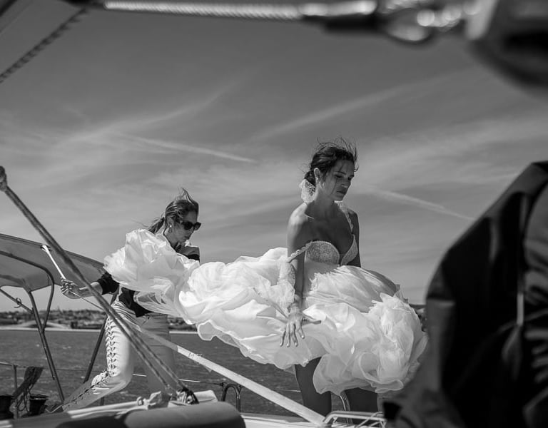 editorial wedding photo session