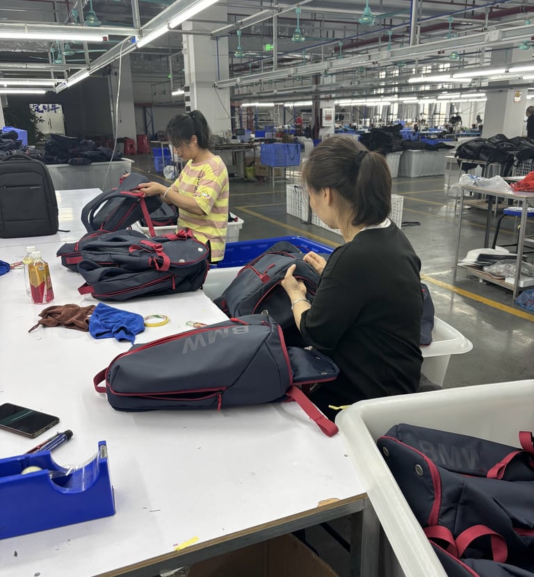 BACKPACK MANUFACTURER WORKSHOP