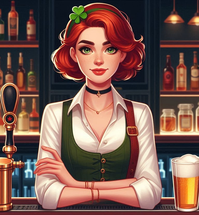 Iris Davenport, a liberal blogger and barista of Irish descent running from her past and her future.