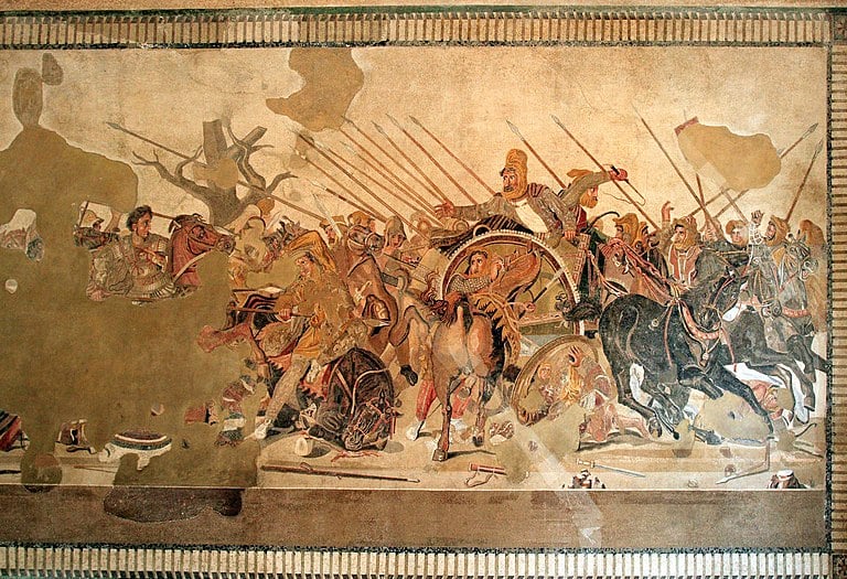 The Alexander Mosaic from Pompeii, ca. 100 BC.