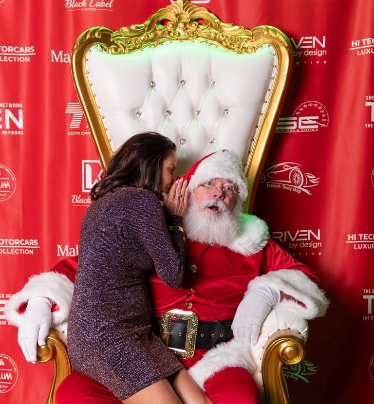 The Santa Cowboy gets a 'private Christmas Wish