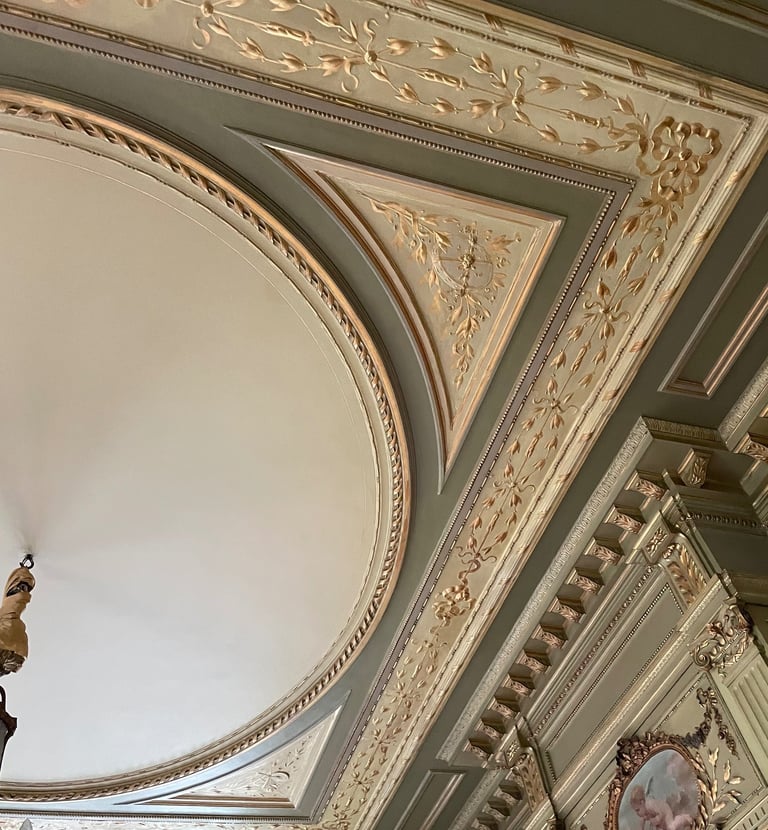 Restaureren Ornamenten plafond in Rotterdam