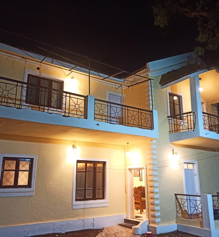 Goa Calangute Beach 4BHK AC Private Bungalow