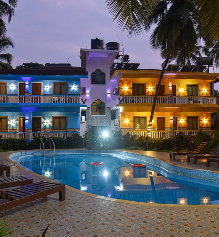 Goa Calangute 25 AC Rooms Budget Hotel
