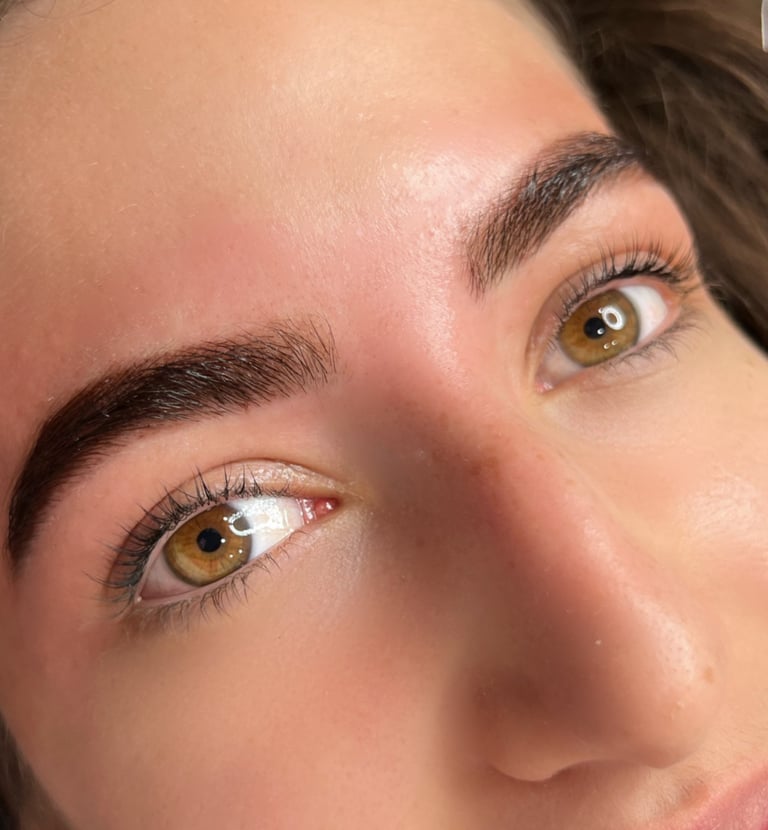 Brow Wax Tint made by destheticsalon