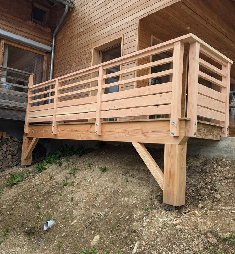 Balcon et garde corps