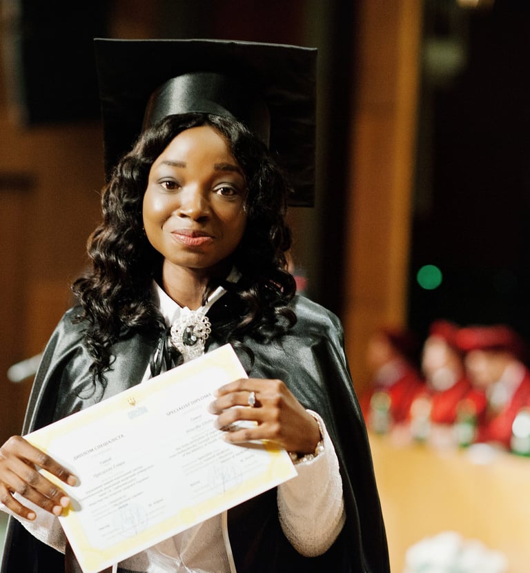 Happy in graduation
