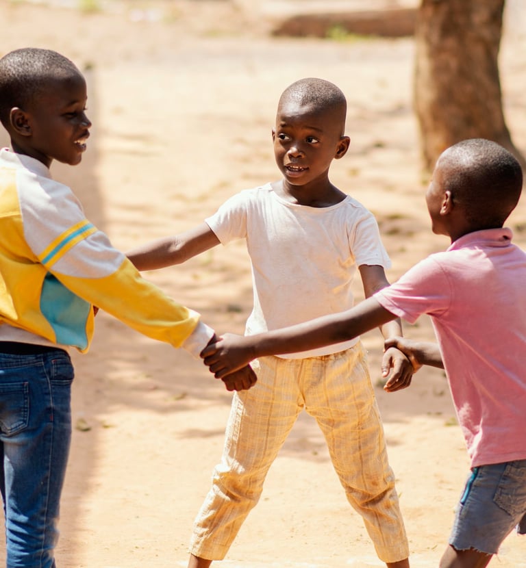Kids playing together