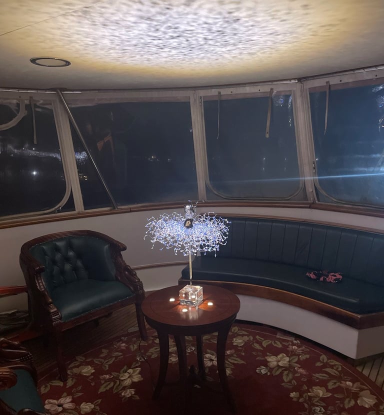 lighting will enhance the looks of your yacht