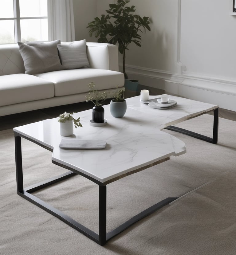 A modern office space with minimalistic design, featuring two office chairs, a sleek table, a storage cabinet, and a floor lamp. The room is decorated with light-colored curtains and has a polished concrete ceiling. The overall ambiance is professional and clean.