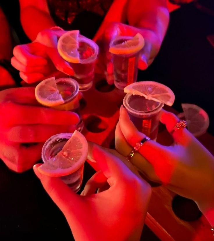 Welcome drink @ Pub Crawl Riga