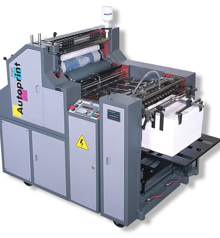 Offset printing machine used for high-quality commercial printing at Sgre Printers Bengaluru