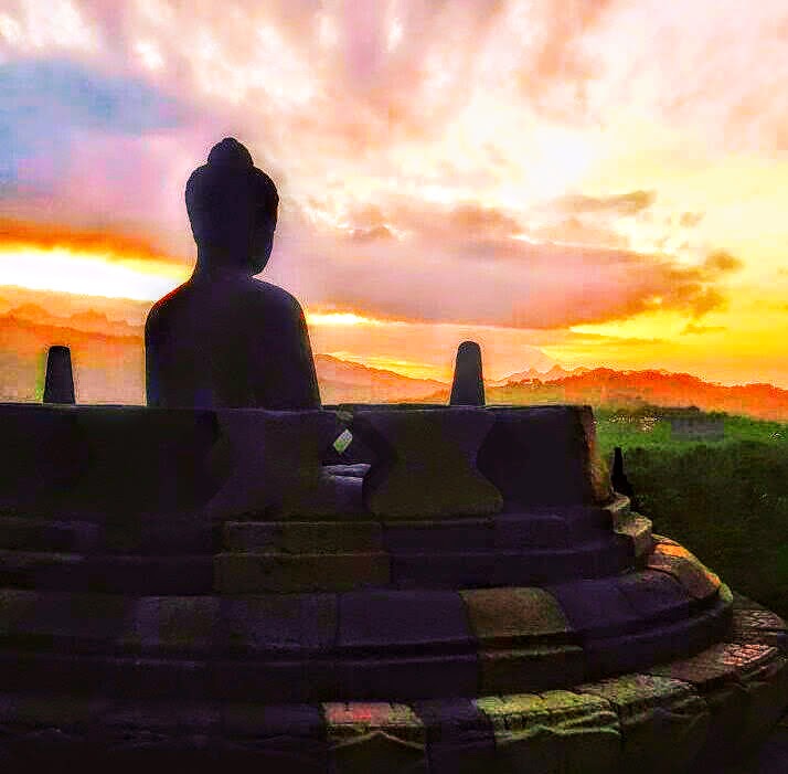 Borobudur's Buddha statue
