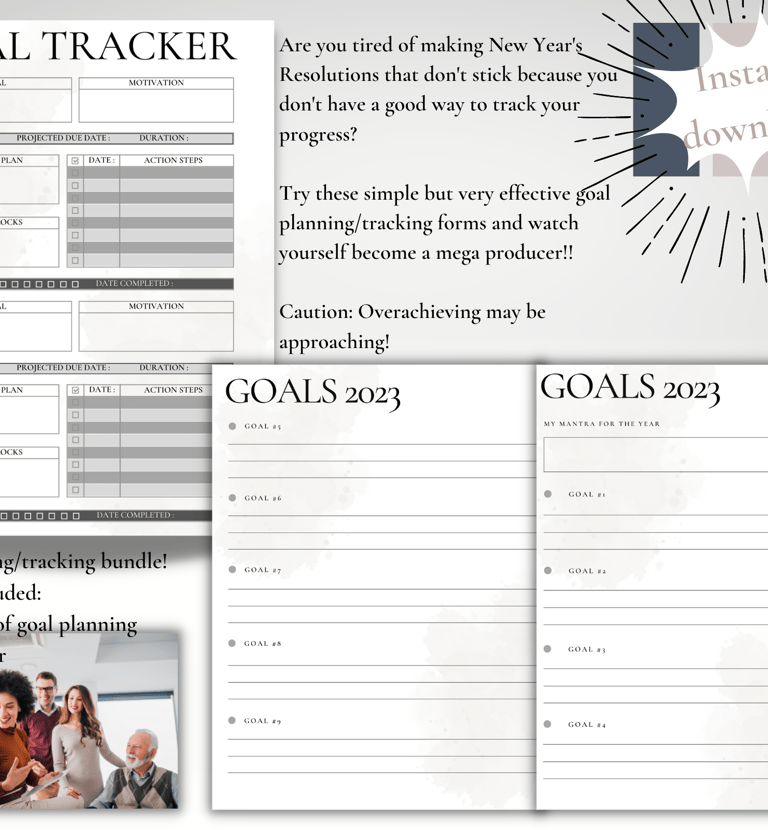 planner, digital planner, planmeetpaper, etsy