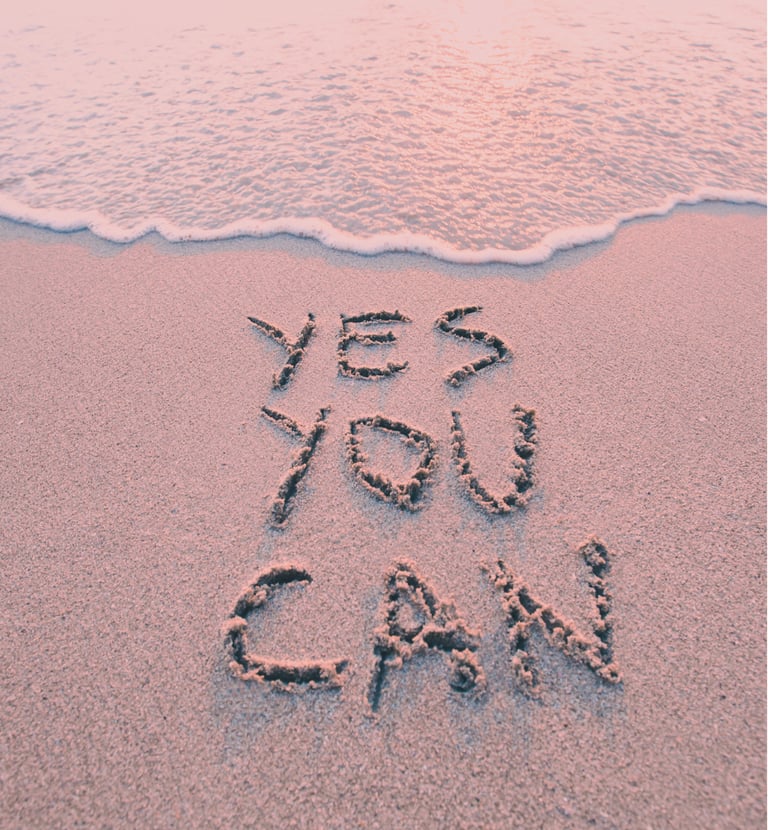 Message encourageant "Yes You Can" - Nathalie Collet Voix Son Vibration