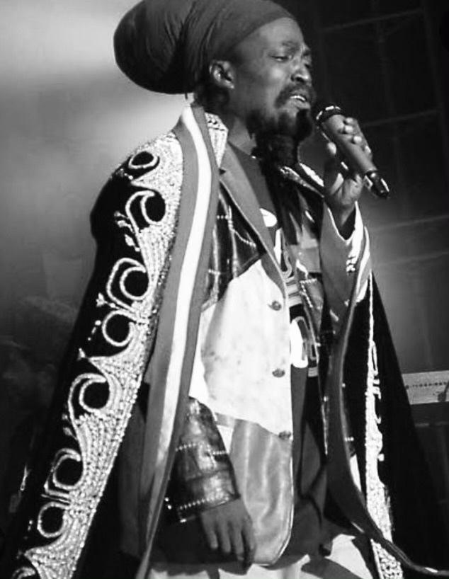 Man singing on stage