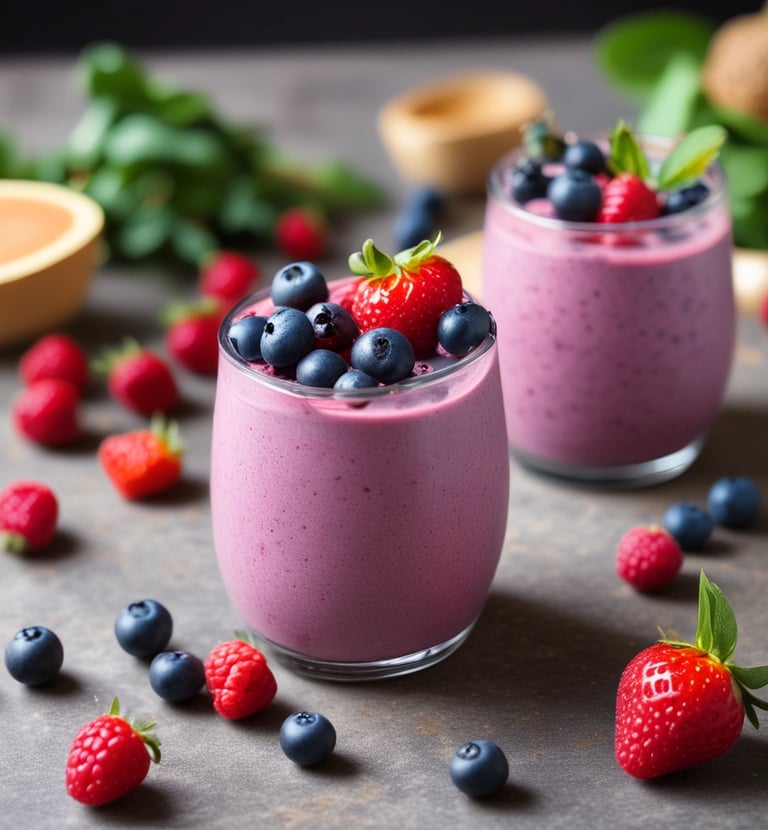 black berries on black surface