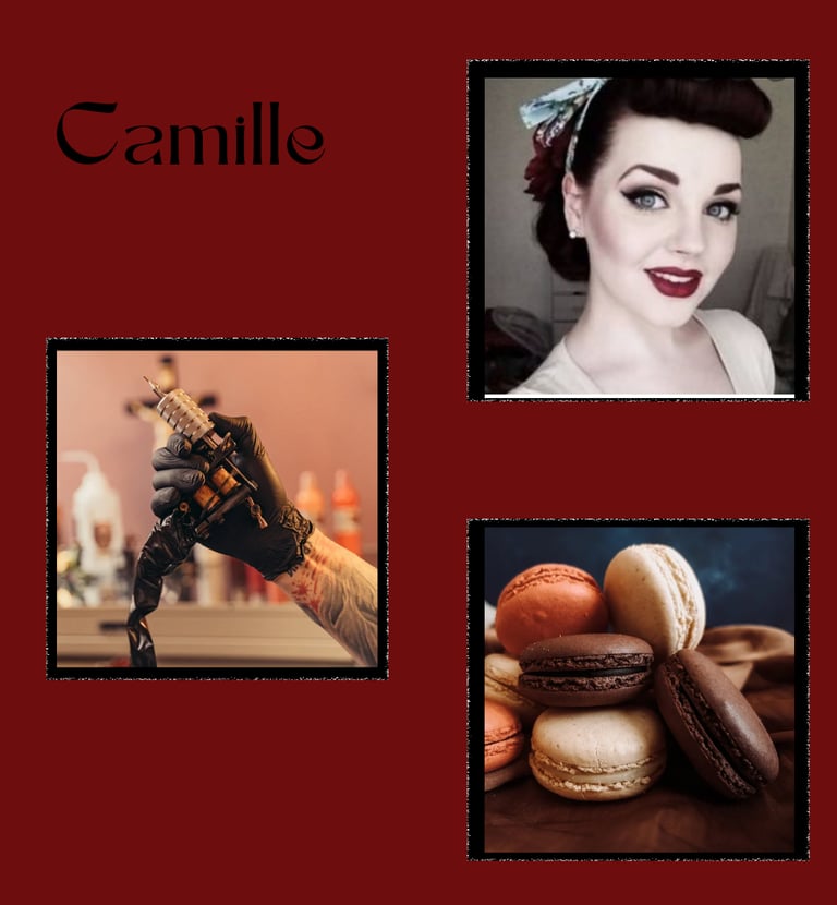Camille, personnage de "A nos vies égarées" de Farah D.