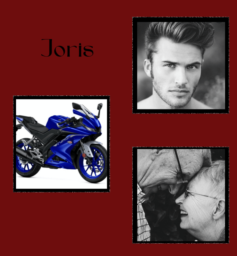 Joris, personnage de "A nos vies égarées" de Farah D.