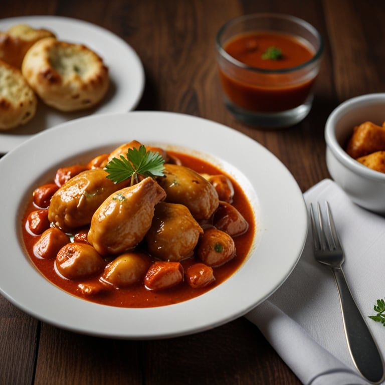 Chicken paprikas/Csirkepaprikás (hagyományos)