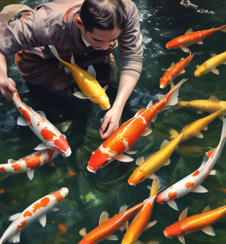 Close-up of training materials and tools on a table.