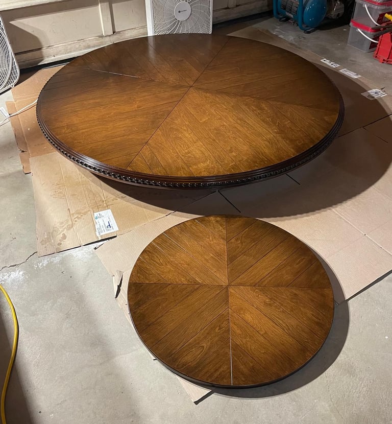 Mid-century coffee table restored by Porqugal Woodworks LLC in Utah with a renewed surface.