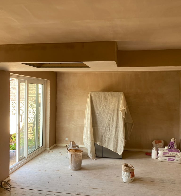 plastering work in malvern home carried out lakes building and plastering services