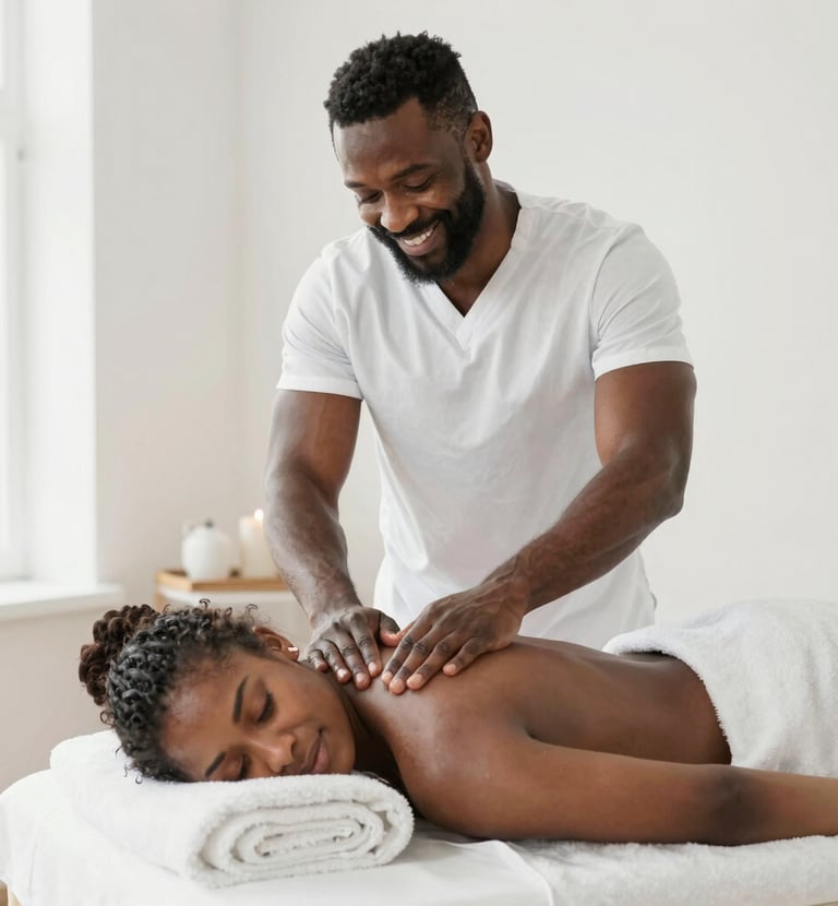 A peaceful waiting area featuring comfortable chairs and soothing natural light.