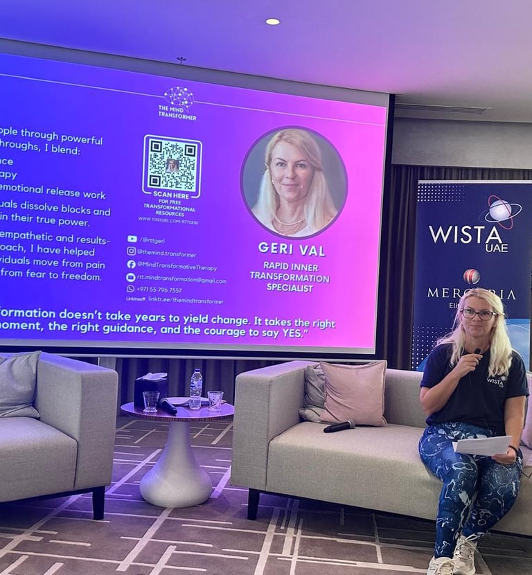 Geri Val - an Emotional & Mindset Mentor and transformational life coach for rapid mindful reset