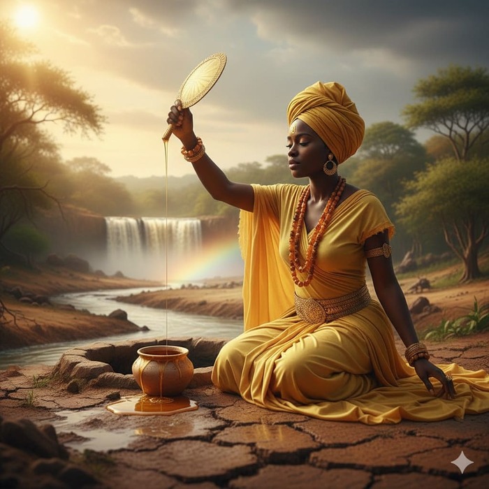 Oxum orixá da Fertilidade do Amor .