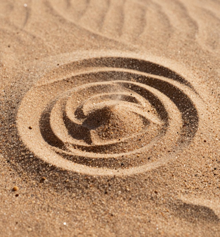 A serene consultation setting with calming earth tones, a journal, and a cup of herbal tea.