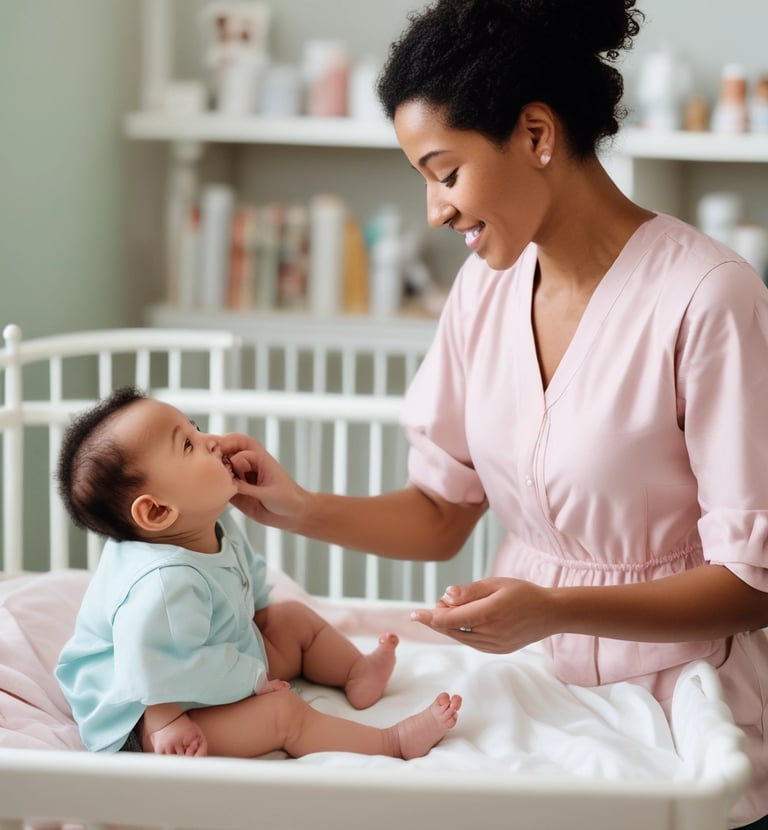 Kids enjoying outdoor playtime in a safe garden area with greenery.