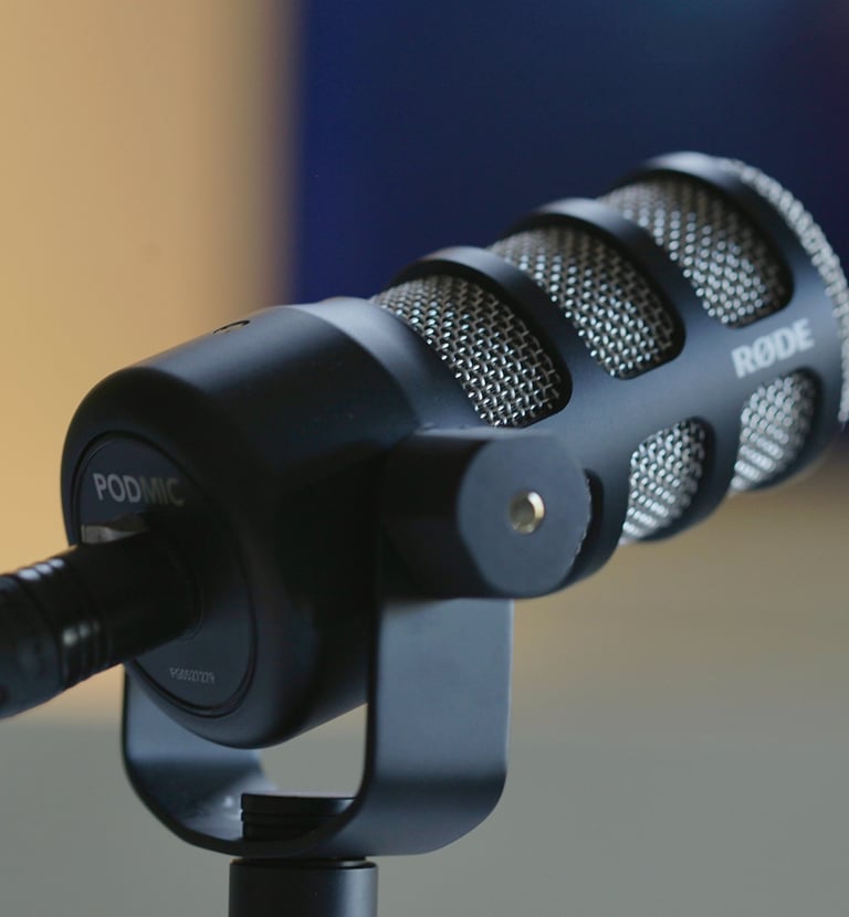 microfoon om podcast op te nemen in Gelderland